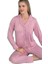 Giulia Kadın Pijama Takımı Uzun Kollu Önden Düğmeli Yumuşak Nefes Alan Kumaş S–2xl 4