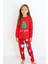 Kız Çocuk Orta Kalınlıkta Basic Baskılı Pijama Takımı 5