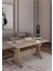 Tekerlekli Mdf Masa %100 Mdf Çalışma Masası Salon Orta Sehpa 1