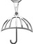 925 Ayar gümüş kolye şemsiye SM8756 2