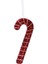 Yılbaşı Süsü Ipli Baston Şeker Kırmızı 17 cm 1