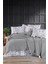 | %100 Pamuklu Soho Çift Kişilik Gri Pike Takımı (Çarşaf,pike,yastık Kılıfı) 1