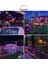 Solar 100 Ledli Rgb Işık 11 Metre Bahçe Aydınlatma Iç ve Dış Mekan Dekorasyon Güneş Enerjili LED 6