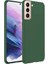 Samsung Galaxy S22 Plus İnce Mat Silikon Kılıf Haki 1