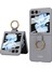 Galaxy Z Flip 5 Kılıf Lüks Kıpta Yüzüklü Flip Sert Kapak 1