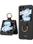 Galaxy Z Flip 5 Kılıf Lüks Kıpta Yüzüklü Flip Sert Kapak 1