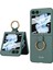 Galaxy Z Flip 5 Kılıf Lüks Kıpta Yüzüklü Flip Sert Kapak 1