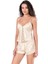 Arias Closet Fildişi Saten Babydoll Şort Takımı 2