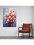 Akan Gül Izlenimci Duvar Sanatı - Kanayan Çiçekler Kanvas Tablo 2