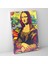 Mona Lisa Pop Art Kanvas Tablo - Klasizm ve Popart Ev Dekorasyonu Canlı Renkler 1