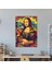 Mona Lisa Pop Art Kanvas Tablo - Klasizm ve Popart Ev Dekorasyonu Canlı Renkler 3
