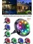 Yeni 4 Adet Solar Güneş Enerjili 8+4 Rgb Ledli Kazıklı Peyzaj Bahçe Aydınlatması Rgb Saplamalı LED 1