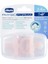 Edolika Chicco Physioforma Soft 2'li Silikon Emzik 2-6 Ay Kız 2