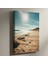 Plaj Kum Güneş Manzarası Tablosu 1