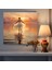 Huzurlu Gün Batımı Balerin Kanvas Tablo - Balerin Yağlı Boya Duvar Sanatı 3