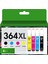 Photosmart C5380 Yazıcı Uyumlu 364XL (364) 364XL (CB324E) 4 Renk Muadil Çipli Kartuş Seti 3
