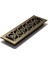 Grates SPH414-A Desenli Zemin Menfezi, 10X35.5 Cm, Antik Pirinç 1