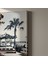 Sahil Evi Plaj Manzaralı Soyut Sanat Tablosu 5