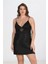Arias Closet 2li Siyah Sabahlık Takımı Bigsize 6213 1