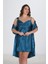 Arias Closet Büyük Beden 2li Petrol Sabahlık Takımı Bigsize 6206 1