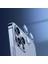 iPhone 13 Mini Ile Uyumlu Arka Kamera Lens Koruyucu Gümüş 3