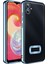 Galaxy A04E Kılıf Kamera Korumalı Logo Gösteren Esnek Renkli Şeffaf Silikon Omega Kapak 1