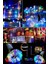 Şeffaf Kablo Rgb Solar Güneş Enerjili 10 Metre 100 LED Şerit LED Aydınlatma Dekorasyon Iç Dış Mekan 3