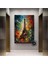Eyfel Kulesi Soyut Çerçeveli Poster; Paris Baskısı; Renkli Resim; Paris Duvar Sanatı; Renkli Duvar D 3
