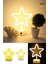 Neon Yıldız LED Pil+Usb LED Işıklı Masa ve Gece Lambası Yıldız LED Sevgiliye Neon Dekorasyon Hediye 8