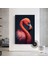 Flamingo Duvar Sanatı; Kanvas Baskı; Pembe Flamingo; Tropikal Dekor; Egzotik Kuş; Pembe Flamingo San 4