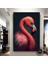 Flamingo Duvar Sanatı; Kanvas Baskı; Pembe Flamingo; Tropikal Dekor; Egzotik Kuş; Pembe Flamingo San 6