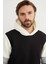 3 Iplik Kolu Renk Bloklu Kapüşonlu Sweatshirt 5