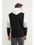 3 Iplik Kolu Renk Bloklu Kapüşonlu Sweatshirt 7