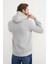 3 Iplik Basic Kanguru Cepli Slim Fit Kapüşonlu Sweatshirt 8