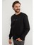 3 Iplik Believe In Life Kabartma Baskılı Sweatshirt 5