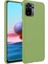 Xiaomi Redmi Note 10 İnce Mat Silikon Kılıf Yeşil 1
