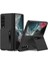 Galaxy Z Fold 4 Kılıf Karbonfiber Arka Yüzey Lüks Kartlıklı Kıpta Silikon Kapak 1