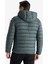 Su İtici Slim Fit Dar Kesim İç Cep Detaylı Kapüşonlu Fermuarlı Cepli Şişme Mont N4661AZ25AU 6