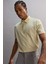 Standart Fit Polo Yaka Basic Düz Sporcu Dokuma Kısa Kollu Tişört F8637AX25AU 4