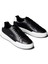 Siyah - Beyaz Erkek Sneaker Chunky Cupsole Laceup Lth 3