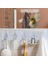 5 Li Güçlü Yapışkanlı Şeffaf Duvar Askısı Banyo Mutfak Düzenleyici Pratik Askılık (5047) 3