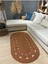 Cookie Jüt Hasırlı El Örgüsü Kilim 5