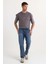 Erkek Regular Fit %100 Pamuk Yan Cepli Baggy Lacivert Jean Kot Pantolon 2