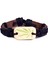 Hemp Stone Deri Unisex Bileklik 1351-1390 1