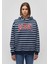Mavi Logo Baskılı Lacivert Çizgili Sweatshirt 1S10118-81518 9