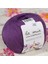 La Mia Mercerized Cotton Koyu Mor El Örgü Ipi - 59 - 33593 1