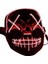 Işıklı LED Maske Parti Eğlence Maskesi Hallowen Neon Maske 5