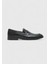 Siyah Deri Casual Loafer 1