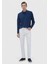 Beyaz Düz Regular Fit Denim %100 Pamuk Pantolon 1