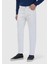 Beyaz Düz Regular Fit Denim %100 Pamuk Pantolon 3